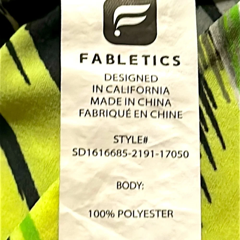 Fabletics Mini Mikah Skirt L Multi Colorful Elastic Waist Pockets Yoga Swim
